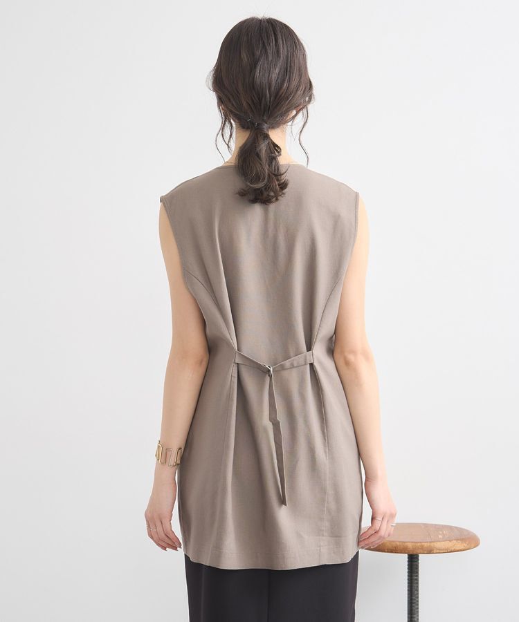 earth music&ecology「リラックスジレ / リネン混」|ベスト・ジレ|