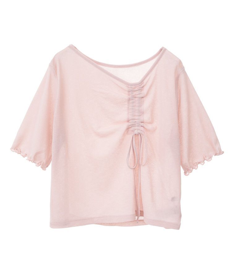 earth music&ecology「アシメネックドロストシアープルオーバー」|Tシャツ・カットソー|