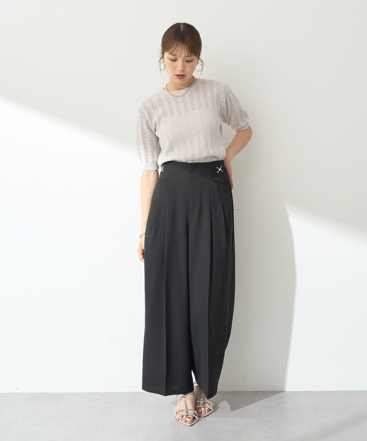 earth music&ecology「サイドビットワイドストレートパンツ」|その他|