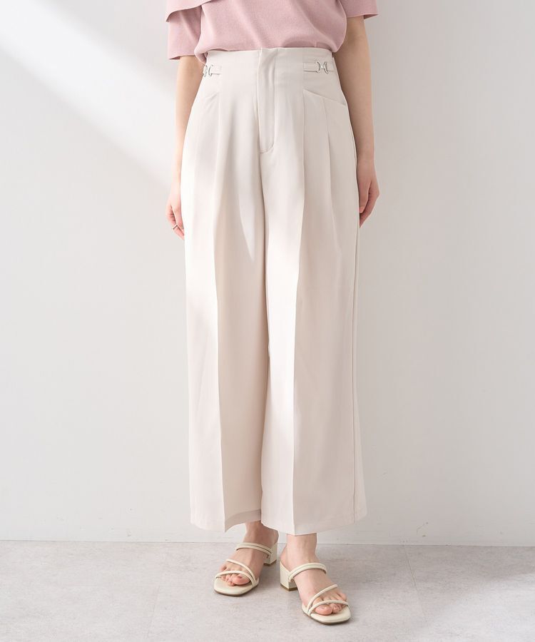 earth music&ecology「サイドビットワイドストレートパンツ」|その他|