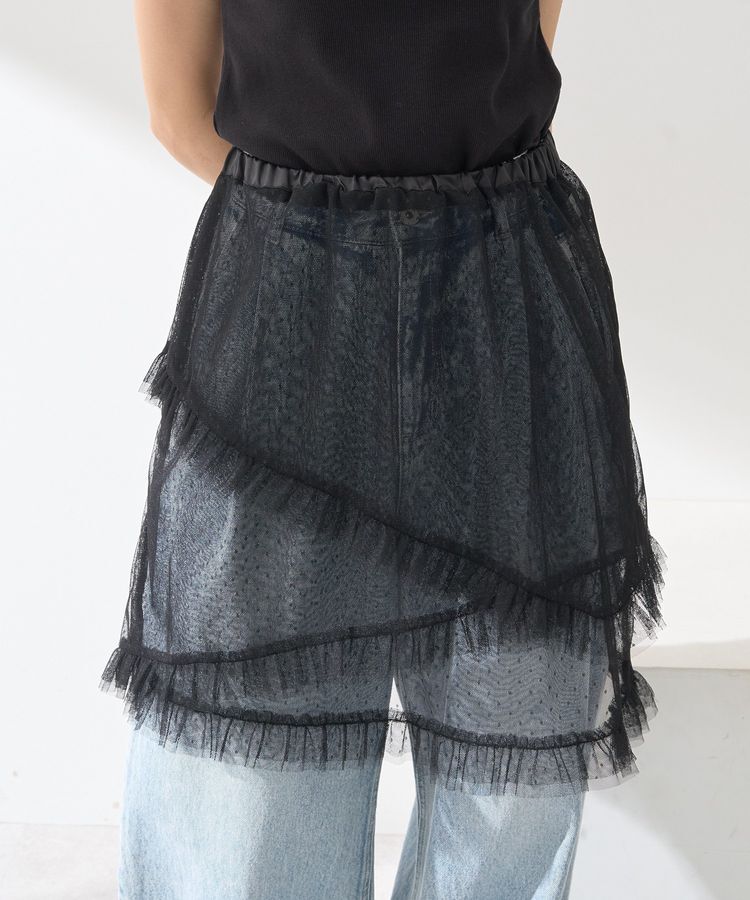 earth music&ecology「ドットチュールスカート」|スカート|