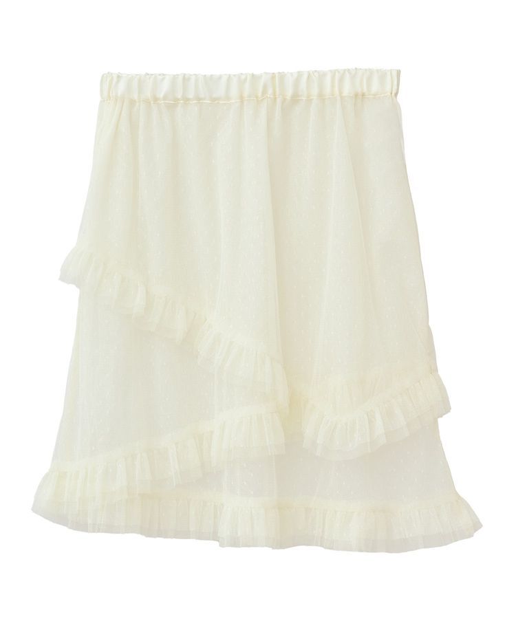 earth music&ecology「ドットチュールスカート」|スカート|