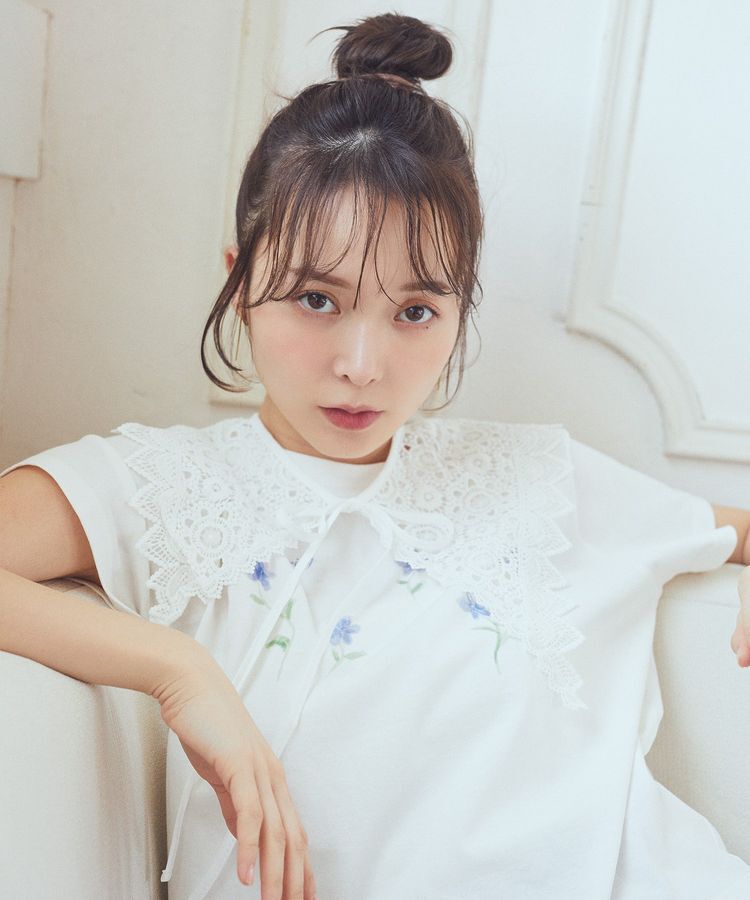 earth music&ecology「ケミカルレース付け襟」|その他|