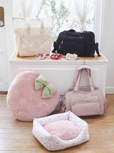 Maison de FLEUR「オリジナルフラワープリントペットベッドM」|その他|