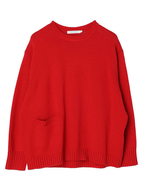  「ポケット付きニットプルオーバー」|ニット・セーター|