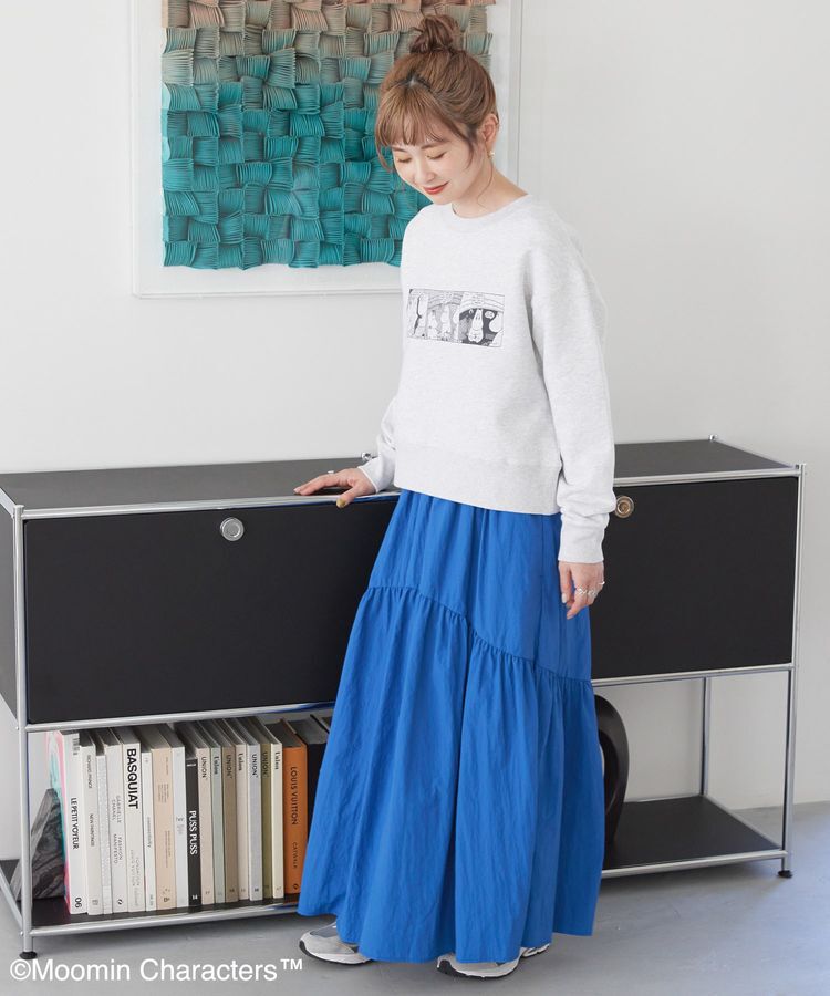 AMERICAN HOLIC「【WEB限定】Moomin コミック柄プリント裏毛プルオーバー」|スウェット・ジャージ|