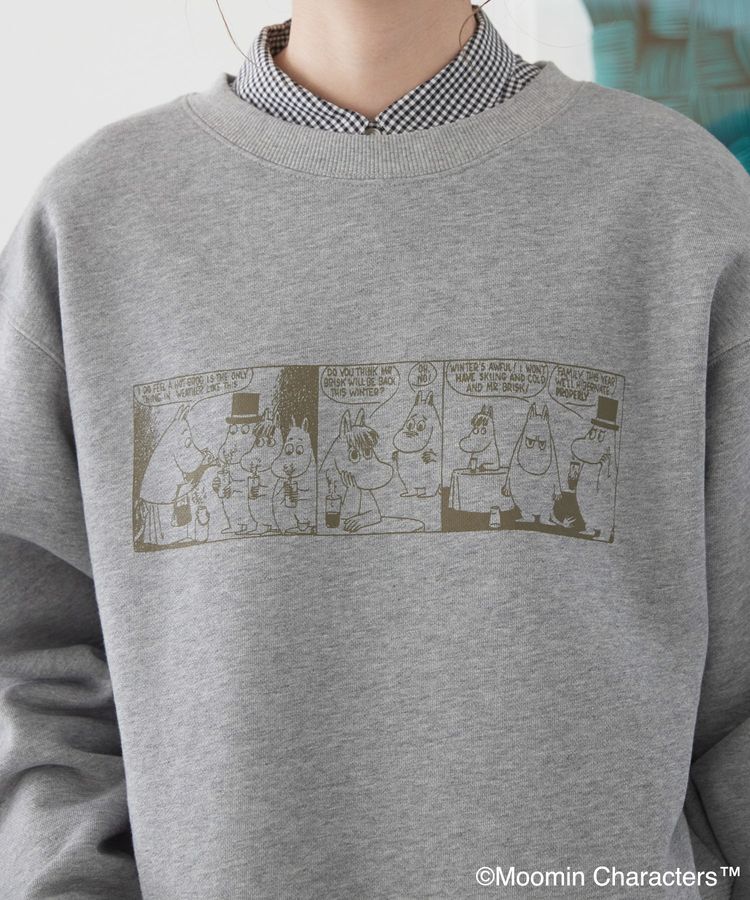 AMERICAN HOLIC「【WEB限定】Moomin コミック柄プリント裏毛プルオーバー」|スウェット・ジャージ|