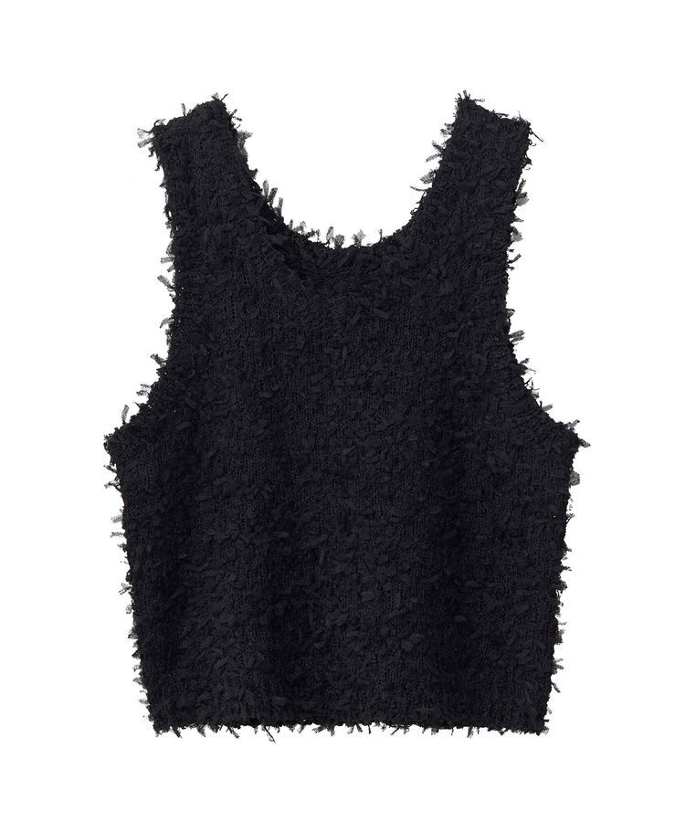 Green Parks「・swing　by　2wayチュールヤーンベスト」|ベスト・ジレ|