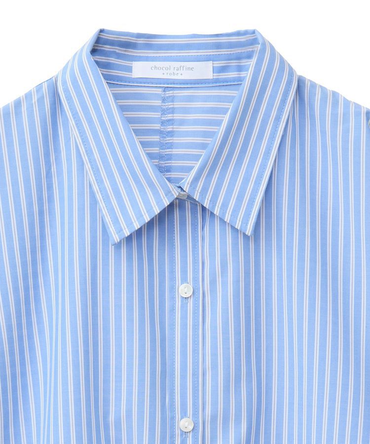 Green Parks「イージーケアストライプシャツ」|シャツ・ブラウス|