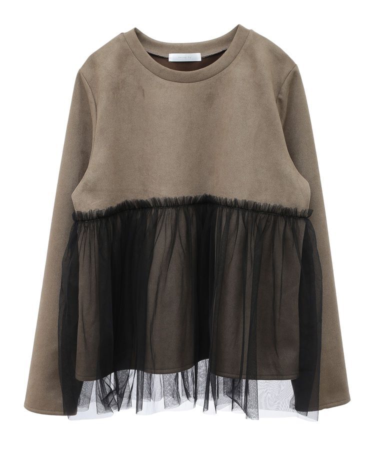 Green Parks「・swing by チュールレイヤープルオーバー」|Tシャツ・カットソー|