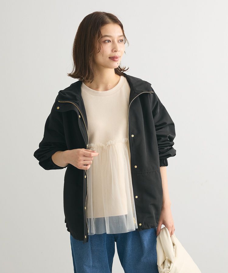 Green Parks「・swing by チュールレイヤープルオーバー」|Tシャツ・カットソー|