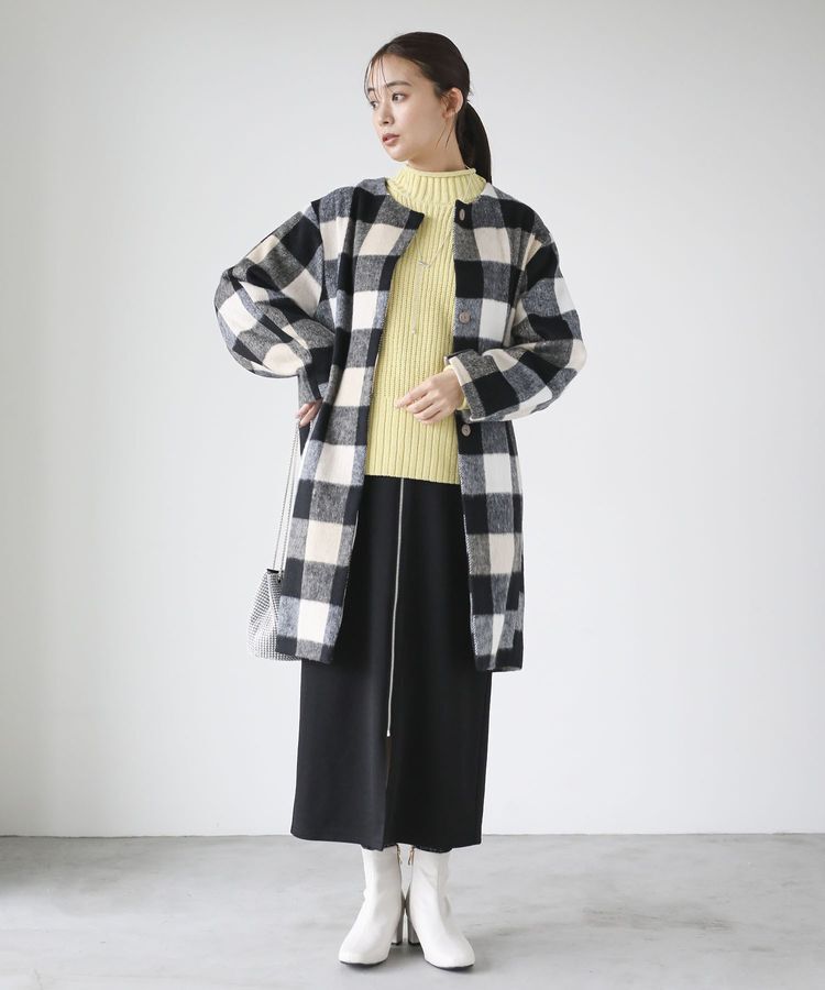 Green Parks「シャギーノーカラーコート」|その他|