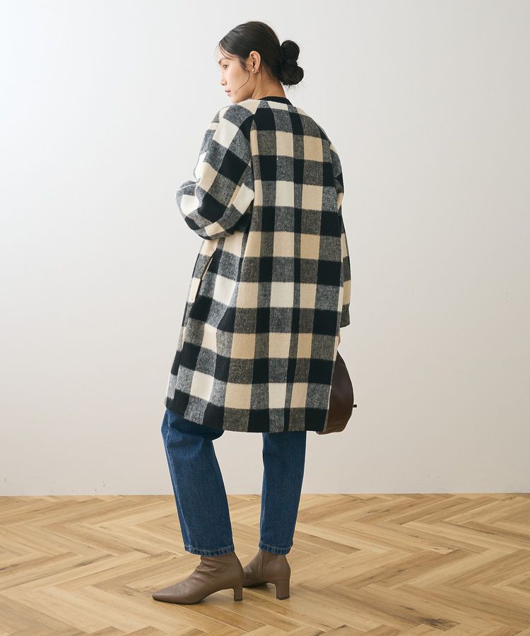 Green Parks「シャギーノーカラーコート」|その他|