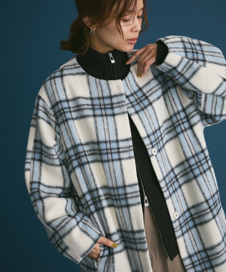 Green Parks「シャギーノーカラーコート」|その他|