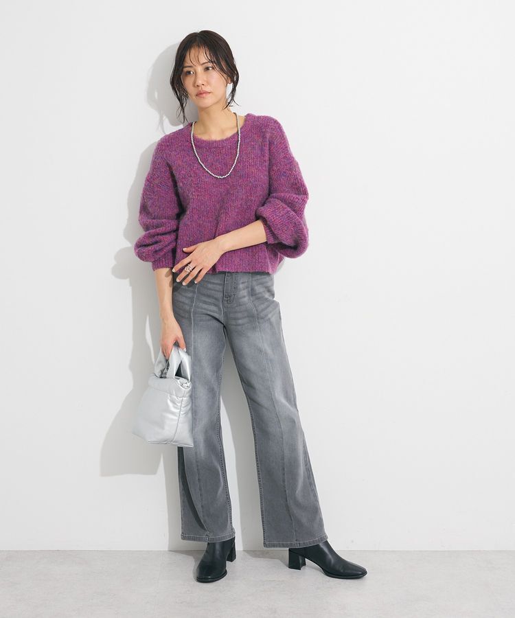 Green Parks「・ELENCARE DUE ミックスシャギーニット」|ニット・セーター|