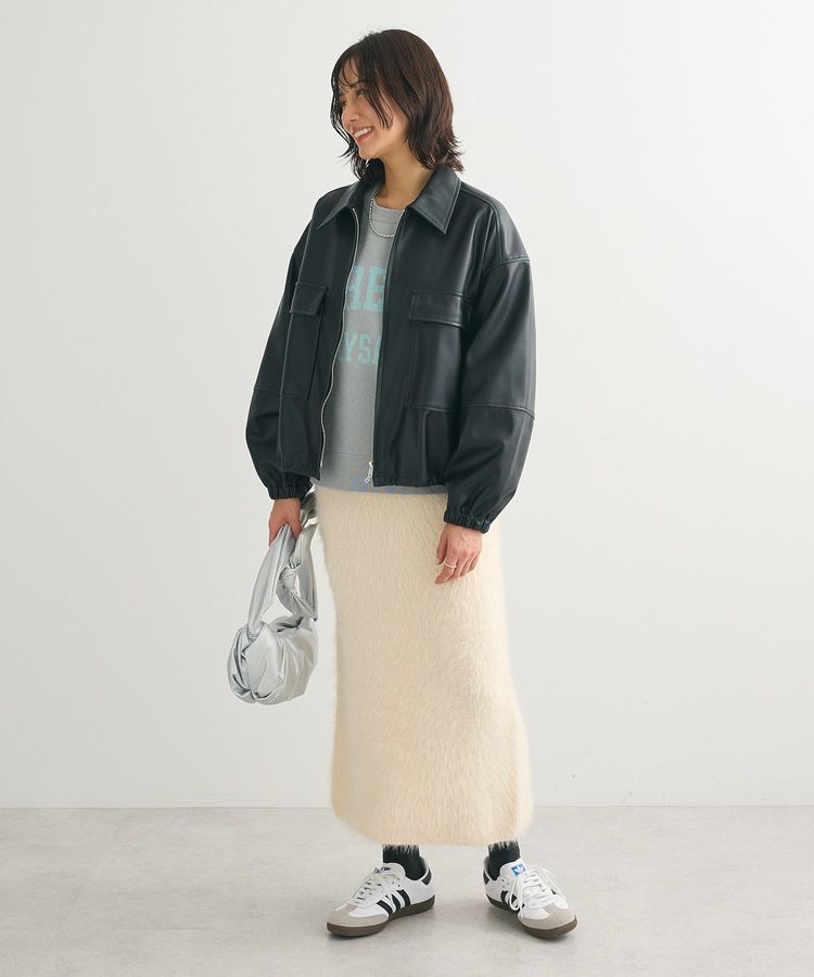 Green Parks「フェイクレザージャケット」|テーラードジャケット|