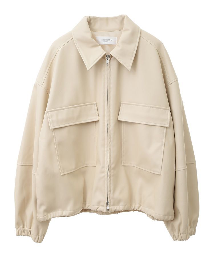 Green Parks「フェイクレザージャケット」|テーラードジャケット|