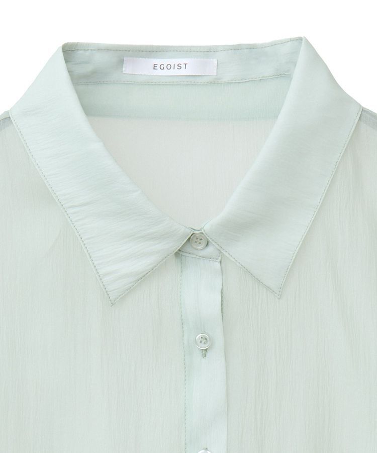 Green Parks「EGOISTドロストシアーシャツ」|シャツ・ブラウス|