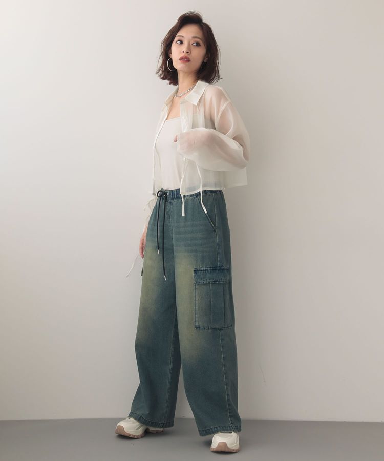 Green Parks「EGOISTドロストシアーシャツ」|シャツ・ブラウス|