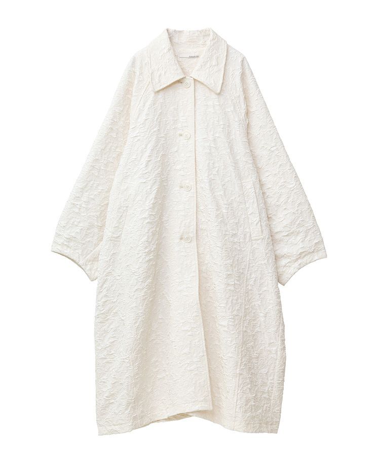 Green Parks「・ELENCARE DUE ジャカードステンカラーコート」|ステンカラーコート|