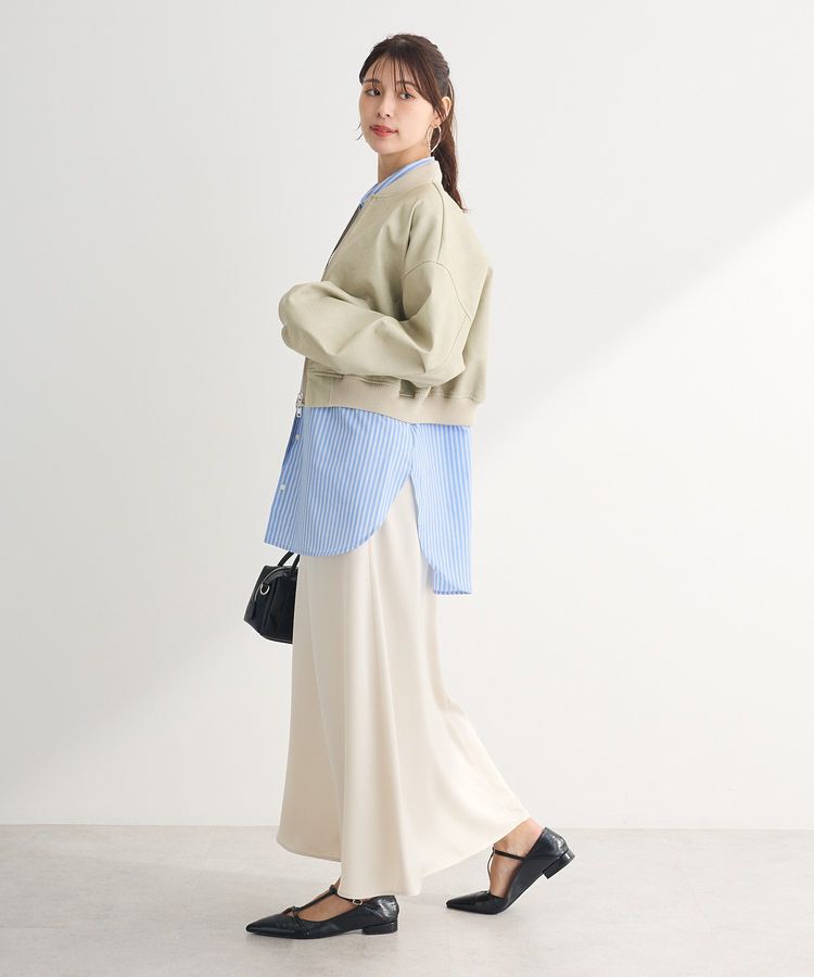 Green Parks「・ELENCARE DUE 合皮MA-1ブルゾン」|ブルゾン・スタジャン|