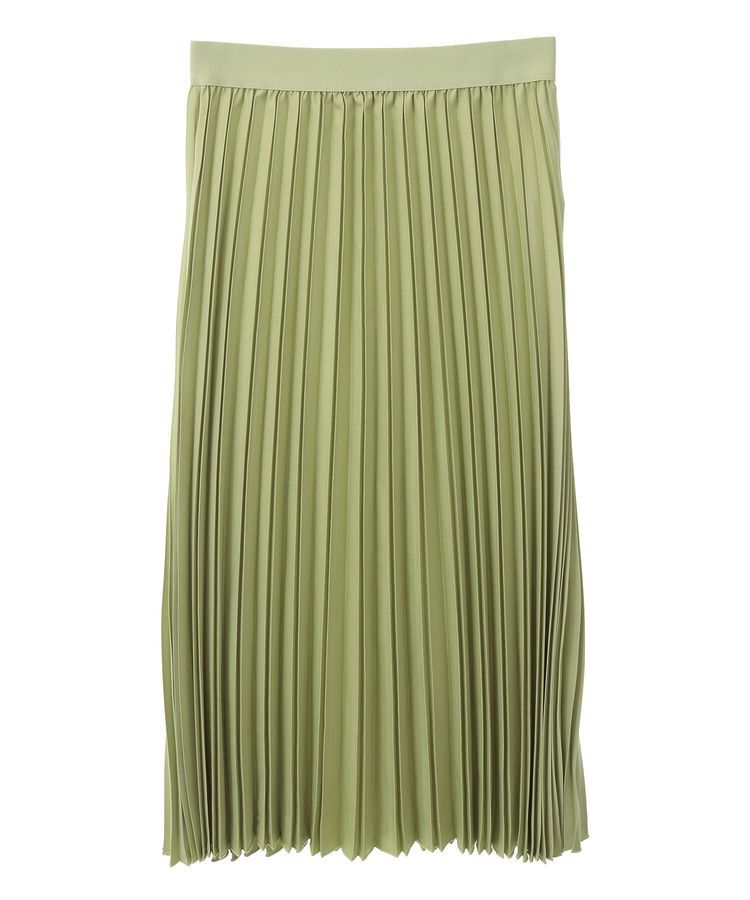 Green Parks「微光沢 プリーツスカート」|スカート|