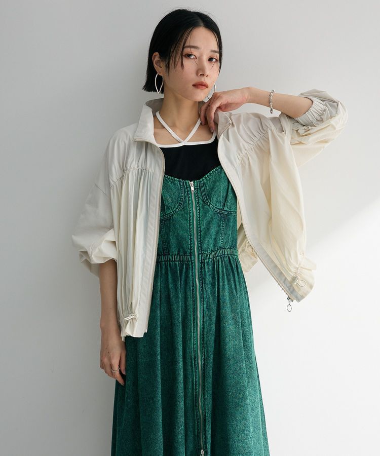 Green Parks「・SUGAR SPOON コルセットデニムキャミワンピ」|ワンピース|
