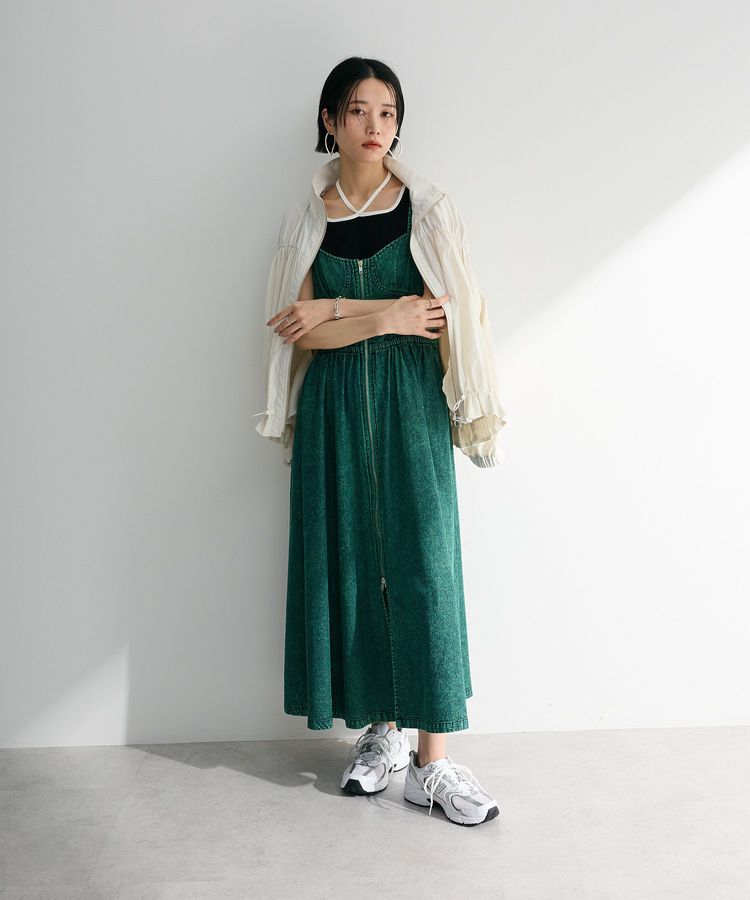 Green Parks「・SUGAR SPOON コルセットデニムキャミワンピ」|ワンピース|Green