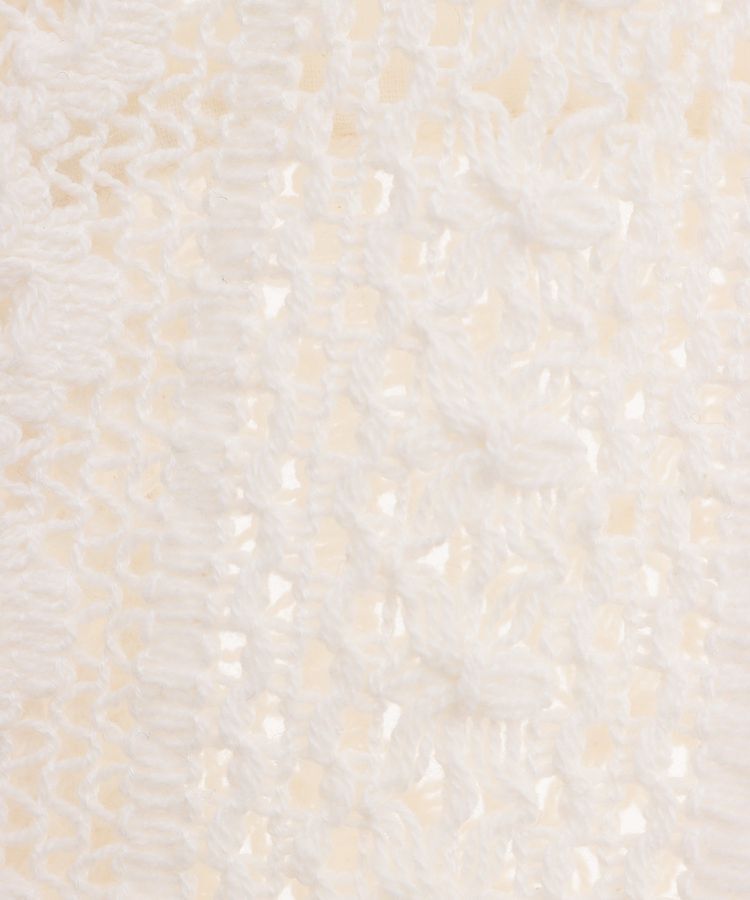 Green Parks「インド綿 レースシャツブルゾン」|カーディガン|