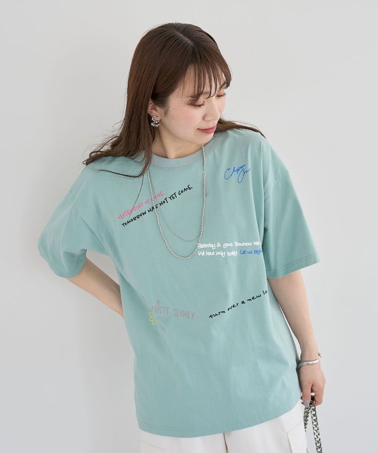 Green Parks「・ELENCARE DUE イロイロロゴptTEE」|Tシャツ・カットソー|