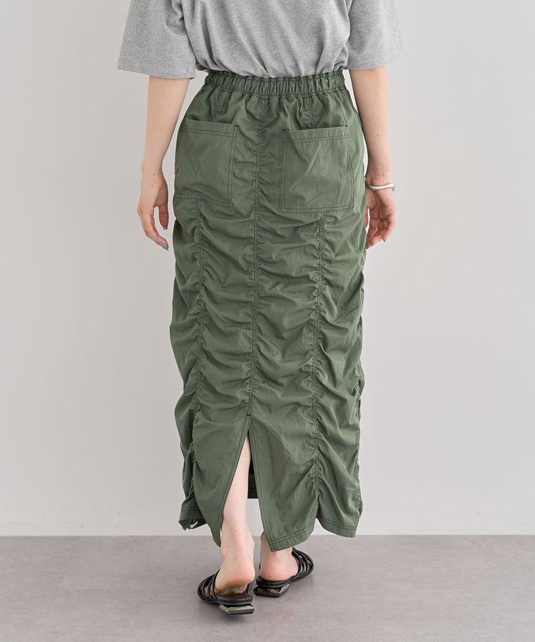 Green Parks「・SUGAR SPOON 配色stギャザースカート」|タイト|