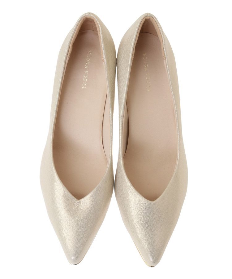 YECCA VECCA「メタルラインパンプス」|パンプス|