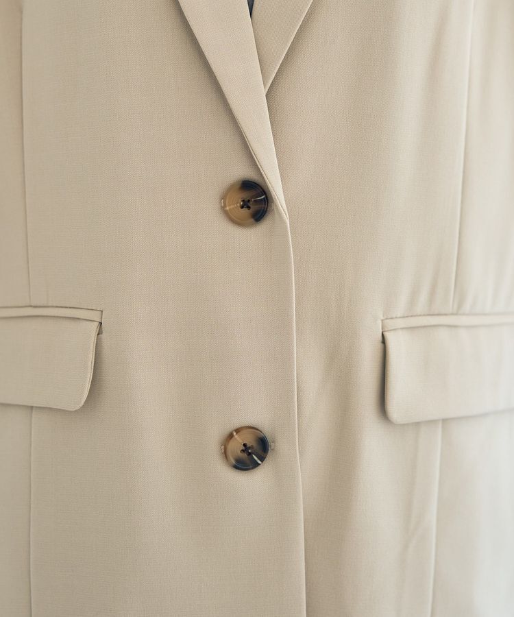 YECCA VECCA「ハーフスリーブジャケット」|テーラードジャケット|