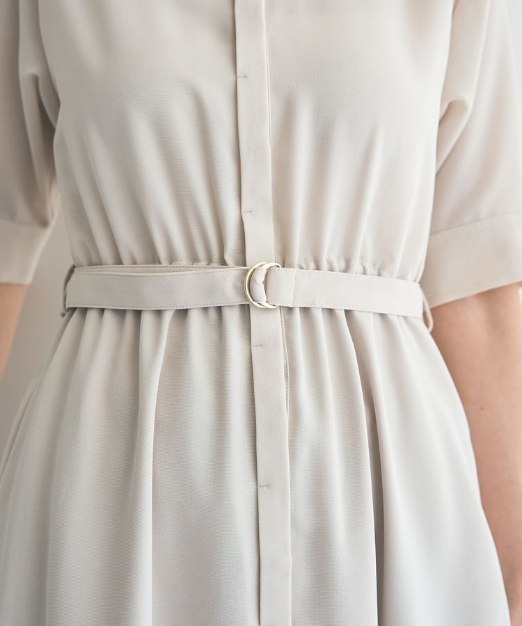 YECCA VECCA「ベルト付きシャツワンピース」|ワンピース|
