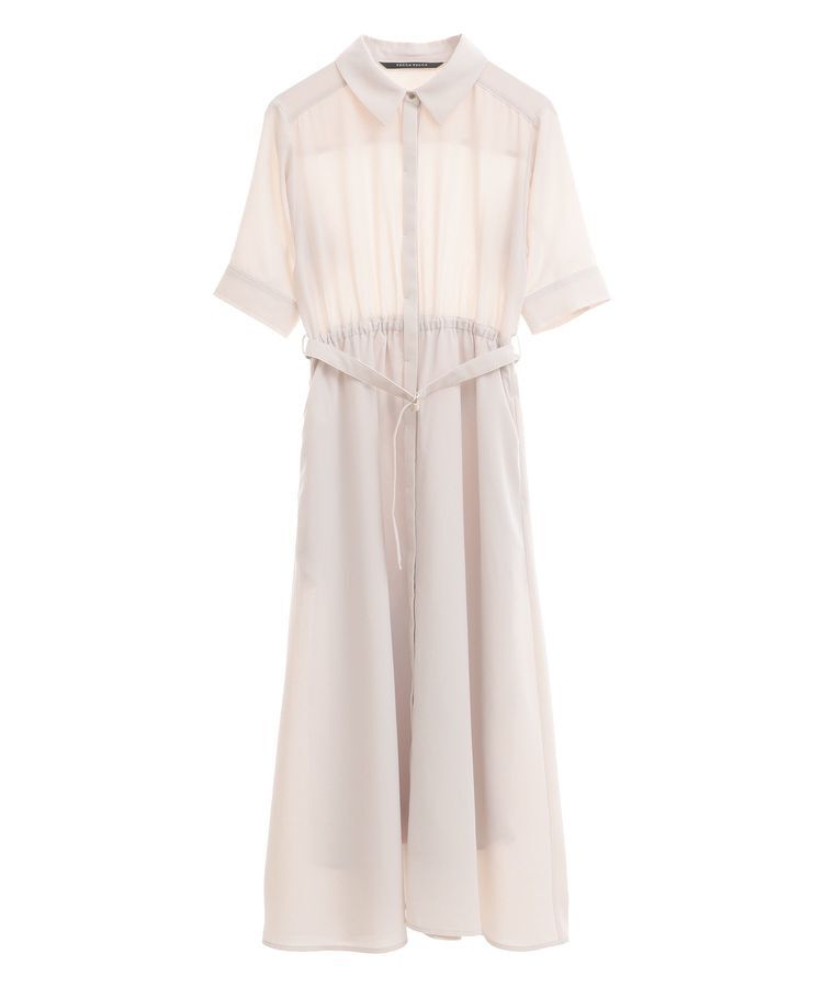 YECCA VECCA「ベルト付きシャツワンピース」|ワンピース|