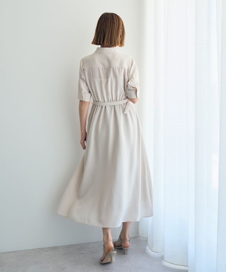 YECCA VECCA「ベルト付きシャツワンピース」|ワンピース|