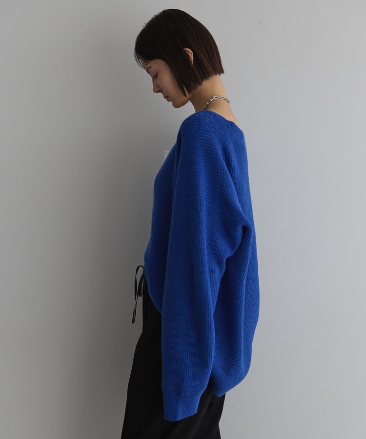 GARAGE OF GOOD CLOTHING「深Vネック畔ニットプルオーバー」|ニット・セーター|