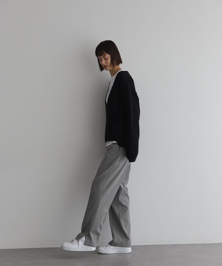 GARAGE OF GOOD CLOTHING「深Vネック畔ニットプルオーバー」|ニット・セーター|