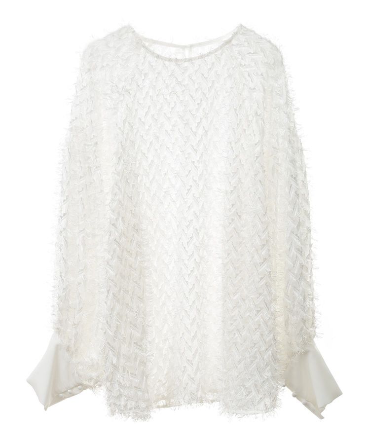 GARAGE OF GOOD CLOTHING「ロングカフスジャガードブラウス」|シャツ・ブラウス|