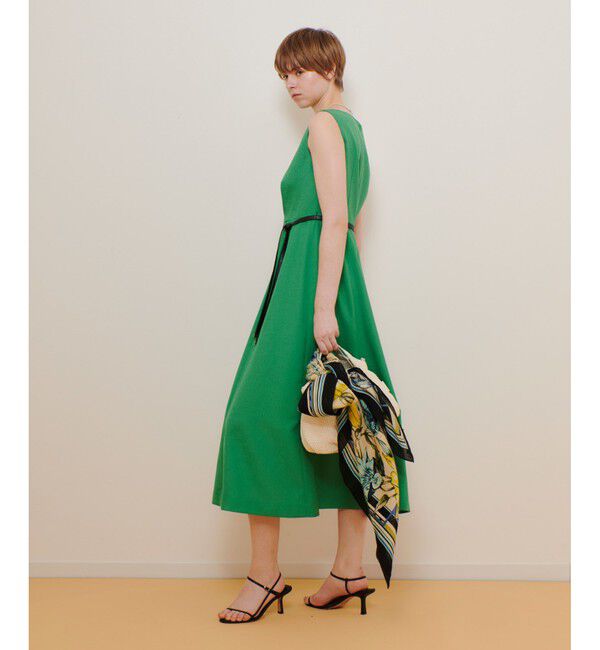 allureville「リネンライクオックスノースリワンピース」|ワンピース|