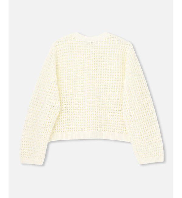 allureville「フィッシュネットニットジャケット」|カーディガン|