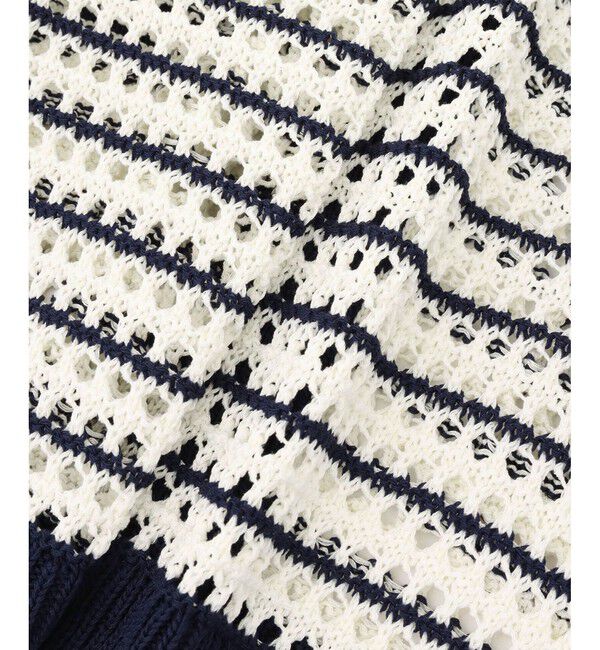 allureville「フィッシュネットニットジャケット」|カーディガン|