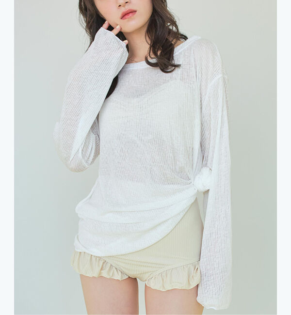 SEA DRESS「シアートップス付ビキニ/セット水着」|ビキニ|