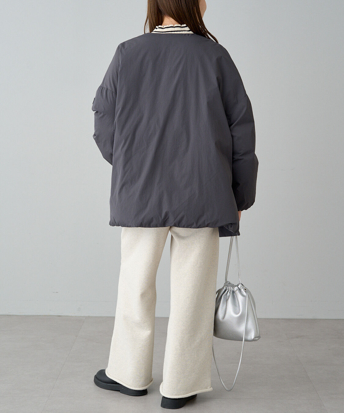 リバイバル/WEB限定】フレンチダックダウンサイドジップジャケット