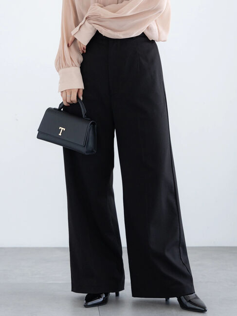 Te chichi「【セレモニーアイテム】ベルト付ワイドパンツ（セットアップ可）」|その他|