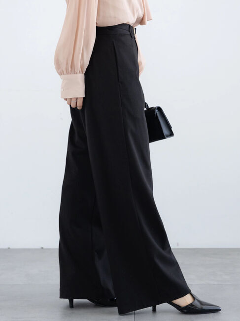 Te chichi「【セレモニーアイテム】ベルト付ワイドパンツ（セットアップ可）」|その他|