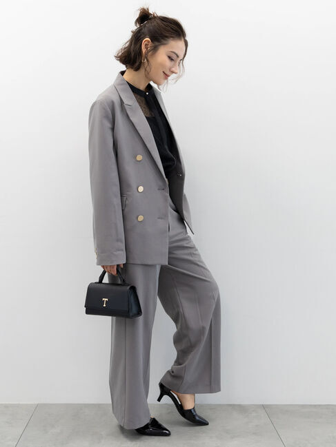 Te chichi「【セレモニーアイテム】ベルト付ワイドパンツ（セットアップ可）」|その他|