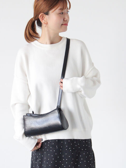 Lugnoncure「スウェットライクプルオーバーニット」|ニット・セーター|オフホワイト