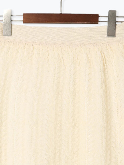 Te chichi「レーシーニットストレートスカート（セットアップ可）《2025spring catalog item》」|スカート|