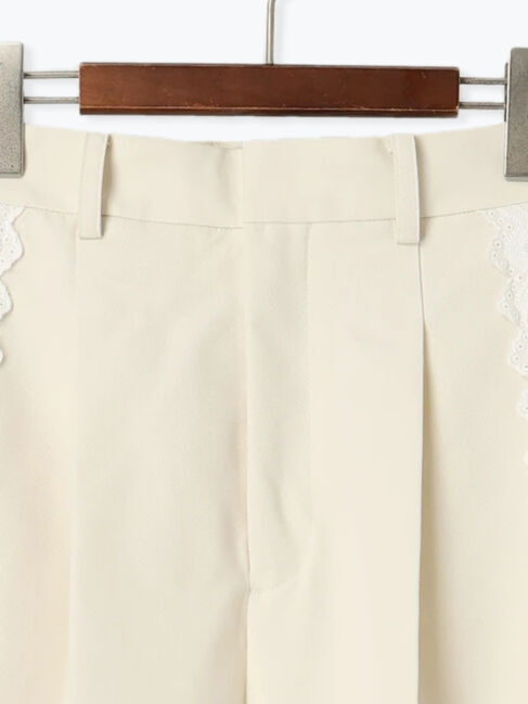 Te chichi「【Atelier Sucre】サイドレースパンツ《2025spring catalog item》」|その他|